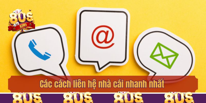 Các cách liên hệ nhà cái nhanh nhất