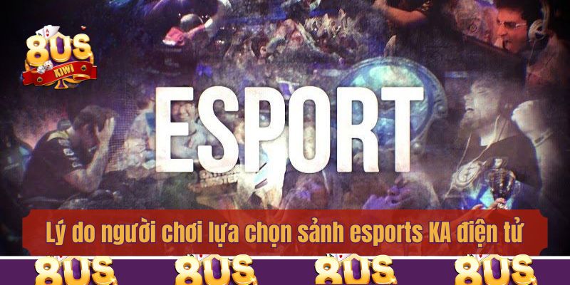 Lý do người chơi lựa chọn sảnh esports KA điện tử