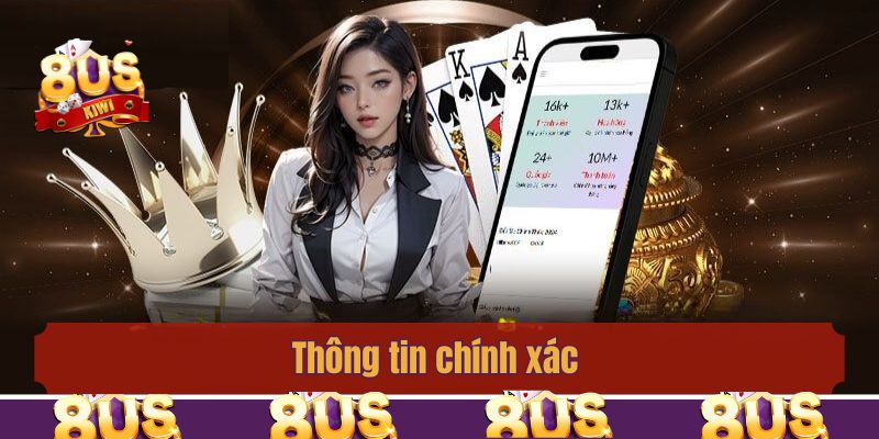 Thông tin chính xác khi đăng ký